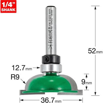 Trend CRAFTPRO Ovolo Shoulder Scribe Router Cutter