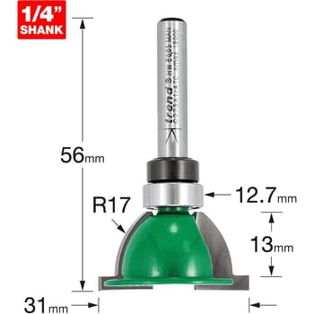 Trend CRAFTPRO Glazing Bar Shoulder Scribe Router Cutter