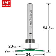 Trend CRAFTPRO Weatherseal Groover Router Cutter