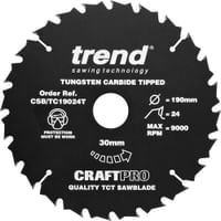 Trend CRAFTPRO Wood Cutting Cordless Saw Blade
