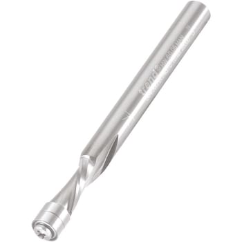 Trend STC Bearing Guided Spiral Downcut Aluminium Router Cutter