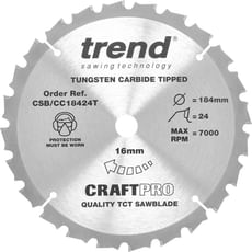 Trend Craft Anti Kickback Thin Kerf Circular Saw Blade Trend Craft Anti Kickback Thin Kerf Circular Saw Blade