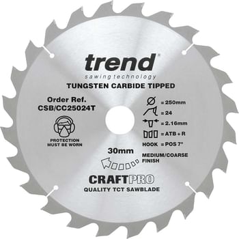 Trend Craft Anti Kickback Thin Kerf Circular Saw Blade
