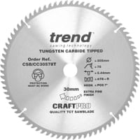 Trend Craft Anti Kickback Thin Kerf Circular Saw Blade Trend Craft Anti Kickback Thin Kerf Circular Saw Blade