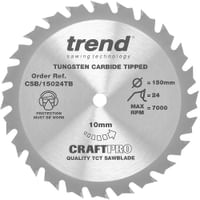 Trend CRAFTPRO Wood Cutting Cordless Saw Blade