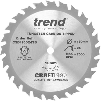 Trend CRAFTPRO Wood Cutting Cordless Saw Blade