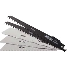 Draper 5 Piece Wood and Metal Cutting Reciprocating Sabre Saw Blade Set Draper 5 Piece Wood and Metal Cutting Reciprocating Sabre Saw Blade Set