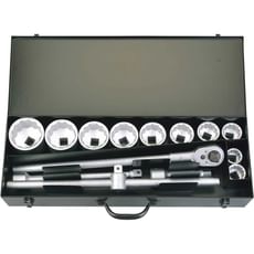 Elora 15 Piece 1" Drive Bi Hex Master Socket Set Metric Elora 15 Piece 1" Drive Bi Hex Master Socket Set Metric