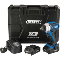 Draper D20IW250 20v Cordless Brushless 1/2" Drive Impact Wrench