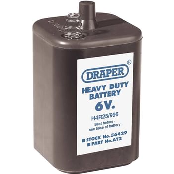Draper 6v PJ996 Size Battery