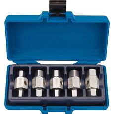 Draper 5 Piece Drain Plug Key Set