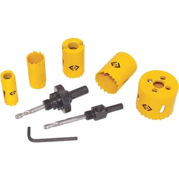 CK 9 Piece Electricians Hole Saw Set