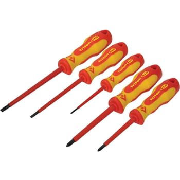 CK Triton 5 Piece XLS VDE Insulated Screwdriver Set CK Triton 5 Piece XLS VDE Insulated Screwdriver Set