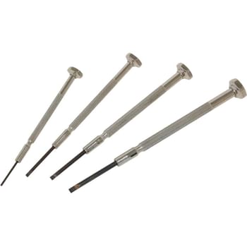 CK 4 Piece Slotted Precision Screwdriver Set