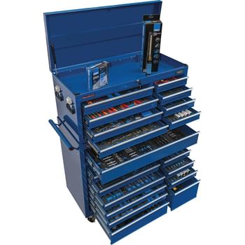 Draper Mechanics Megakit Roller Cabinet, Top Chest and 700 Piece Tool Kit