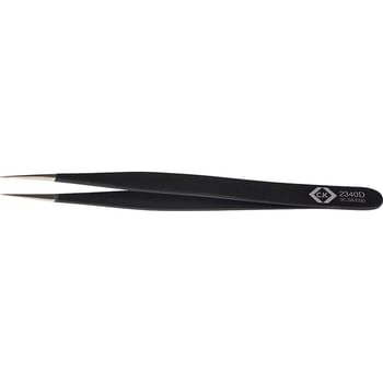 CK Precision ESD Tweezers Sharp Smooth Tips