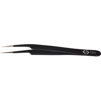CK Precision ESD Tweezers Oblique Fine Smooth Tips
