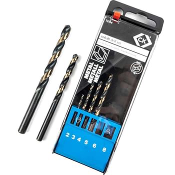 CK 6 Piece Cobalt Split Point Drill Bit Set