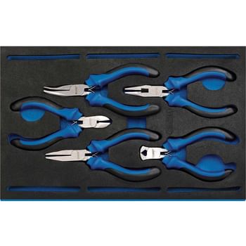 Draper 5 Piece Precision Plier Set In Eva Insert Tray