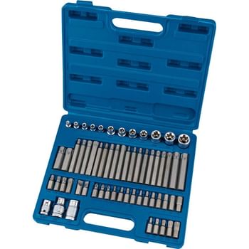 Draper Expert 61 Piece Combination Drive Mechanics Torx Socket and Bit Set