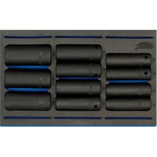 Draper 11 Piece 1/2" Drive Impact Socket Set In Eva Insert Tray