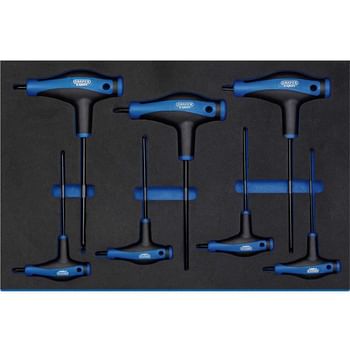 Draper 7 Piece T Handle Torx Key Set In Eva Insert Tray