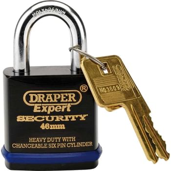 Draper Expert Heavy Duty Steel Padlock