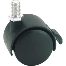 Draper Twin Nylon Wheeled Castor and Brake