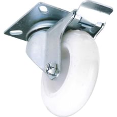 Draper Swivel Plate Fixing Nylon Wheeled Castor and Brake