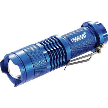 Draper 3W Led Aluminium Pocket Torch