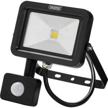 Draper COB LED Slimeline Wall Mounted Floodlight With PIR