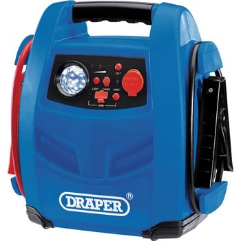 Draper JS800 Emergency Jump Starter, Powerbank and Air Compressor