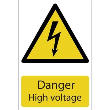 Draper Danger High Voltage Sign