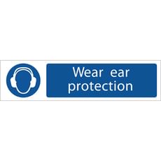 Draper Wear Ear Protection Sign Draper Wear Ear Protection Sign