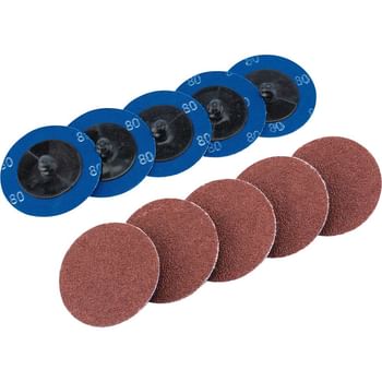Draper 50mm Diameter Aluminium Oxide Sanding Disc
