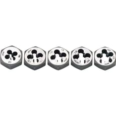 Draper 5 Piece Hexagon Die Nut Set Metric