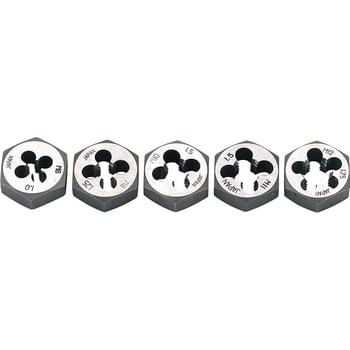 Draper 5 Piece Hexagon Die Nut Set Metric