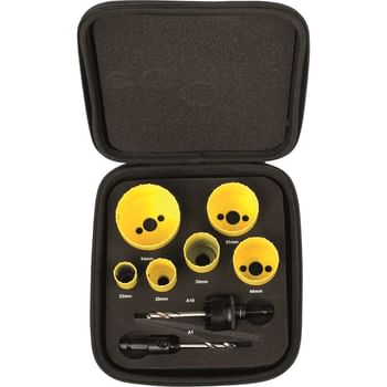 Starrett KFC06023 8 Piece General Purpose Hole Saw Set