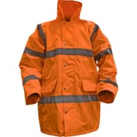 Sealey Quilted Lining Hi Vis Motorway Jacket 
