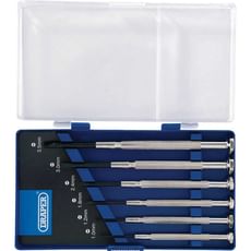 Draper 6 Piece Slotted Precision Screwdriver Set