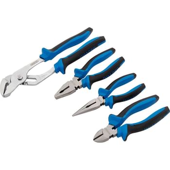 Draper 4 Piece Soft Grip Plier Set