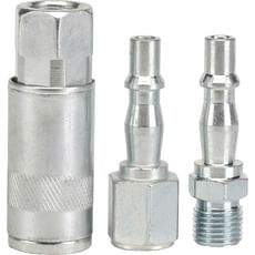 Draper 3 Piece 1/4" BSP Air Line Coupling Adaptor Set Draper 3 Piece 1/4" BSP Air Line Coupling Adaptor Set