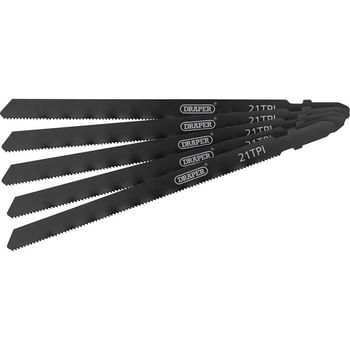 Draper Expert 5 Piece DT318A Jigsaw Blade Set