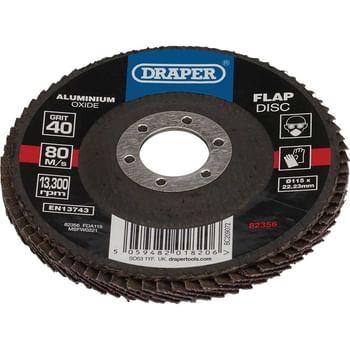 Draper Aluminium Oxide Flap Discs
