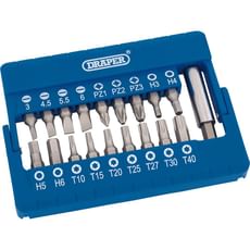 Draper19 Piece Magnetic Bit Screwdriver Set Draper19 Piece Magnetic Bit Screwdriver Set