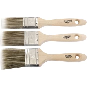Draper Expert 3 Piece Synthetic Paint Brush Set