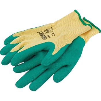 Draper Heavy Duty Latex Coated Work Gloves