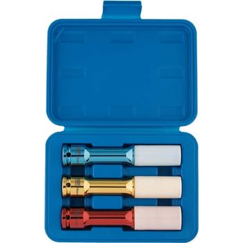 Draper 3 Piece 1/2" Drive Deep Wheel Nut Socket Set for Alloy Wheels