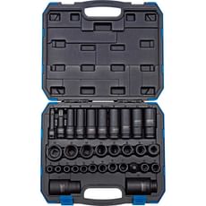 Draper 32 Piece Combination Drive Impact Hex Socket Set Metric