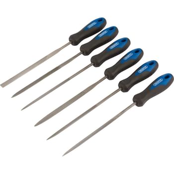Draper 6 Piece Soft Grip Needle File Set